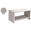  Color_Cream -- Cleo Cream Velvet Upholstered Nightstand IMAGE 6