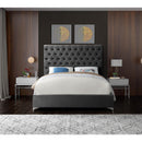  Color_Grey  Size_King  -- Cruz Grey Velvet Upholstered King Bed IMAGE 7