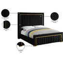  Color_Black  Size_Queen  -- Dolce Black Velvet Upholstered Queen Bed IMAGE 6