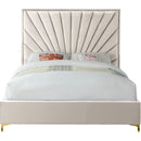 Color_Cream  Size_Queen  -- Meridian Eclipse Upholstered Panel Bed IMAGE 7