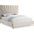  Color_Cream Size_Full -- Meridian Eclipse Upholstered Panel Bed IMAGE 1