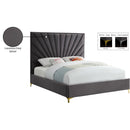  Color_Grey  Size_Full  -- Eclipse Grey Velvet Upholstered Full Bed IMAGE 10