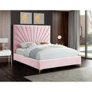  Color_Pink  Size_King  -- Eclipse Pink Velvet Upholstered King Bed IMAGE 4