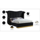  Color_Black  Size_King  -- Meridian Flora Upholstered Platform Bed IMAGE 5