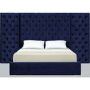 Meridian Grande King Upholstered Platform Bed GrandeNavy-K IMAGE 1