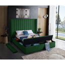  Color_Green  Size_Full  -- Kiki Green Velvet Upholstered Full Bed IMAGE 8
