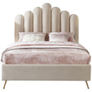  Color_Cream  Size_Full  -- Meridian Lily Upholstered Panel Bed IMAGE 3