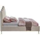  Color_Cream  Size_Full  -- Meridian Lily Upholstered Panel Bed IMAGE 4