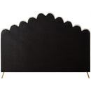  Color_Cream  Size_King  -- Lily Cream Velvet Upholstered King Bed IMAGE 5