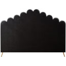  Color_Grey  Size_King  -- Lily Grey Velvet Upholstered King Bed IMAGE 5
