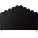  Color_Navy  Size_King  -- Lily Navy Velvet Upholstered King Bed IMAGE 5