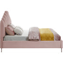  Color_Pink  Size_King  -- Lily Pink Velvet Upholstered King Bed IMAGE 4