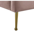  Color_Pink  Size_Twin  -- Lily Pink Velvet Upholstered Twin Bed IMAGE 5
