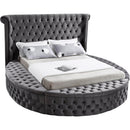 Meridian Luxus Full Upholstered Platform Bed with Storage LuxusGrey-F IMAGE 1