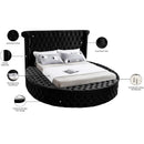  Color_Black  Size_King  -- Luxus Black Velvet Upholstered King Bed IMAGE 12