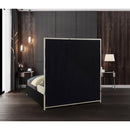  Color_Black  Size_Queen  -- Milan Black Vegan Leather Upholstered Queen Bed IMAGE 6