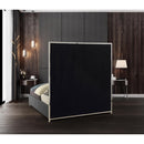  Color_Grey  Size_Queen  -- Milan Grey Vegan Leather Upholstered Queen Bed IMAGE 6