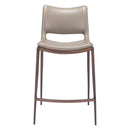  Zuo Ace 101392 Counter Stool - Brown & Walnut IMAGE 3