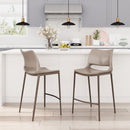  Zuo Ace 101392 Counter Stool - Brown & Walnut IMAGE 7