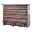  Coaster Furniture Joe 182071 5-shelf Composite Wood Home Bar Wine Cabinet - Aged Oak IMAGE 1