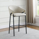 Coaster Furniture Chadwick 183437 Fabric Upholstered Bar Chair - Beige (Set of 2) IMAGE 9