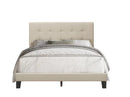 950Fog Velvet Queen Platform Bed