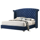  Size_Queen -- Coaster Furniture Melody Upholstered Platform Bed IMAGE 1