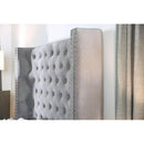  Color_Grey Size_Queen -- Furniture of America Mirabelle Upholstered Bed IMAGE 3