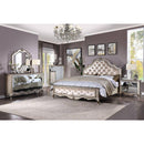  Size_Queen -- Acme Furniture Esteban Upholstered Panel Bed IMAGE 4