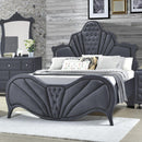  Acme Furniture Dante 24227EK King Bed - Grey IMAGE 1