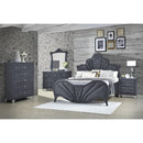  Acme Furniture Dante 24227EK King Bed - Grey IMAGE 2