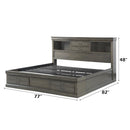  Size_King -- Acme Furniture Louis Philippe III Bookcase Bed with Storage IMAGE 7