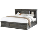  Size_Queen -- Louis Philippe III 24930Q Queen Bed with Storage IMAGE 2