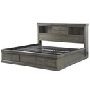 Size_Queen -- Louis Philippe III 24930Q Queen Bed with Storage IMAGE 4