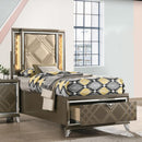  Size_Twin -- Skylar 25340T Twin Bed with LED & Storage IMAGE 1