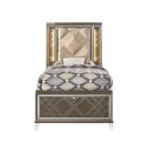  Size_Twin -- Skylar 25340T Twin Bed with LED & Storage IMAGE 3