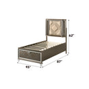  Size_Twin -- Skylar 25340T Twin Bed with LED & Storage IMAGE 5