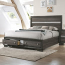  Size_King -- Acme Furniture Naima Platform Bed with Storage IMAGE 1