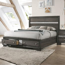  Size_Queen -- Acme Furniture Naima Platform Bed with Storage IMAGE 1