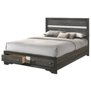  Size_Queen -- Acme Furniture Naima Platform Bed with Storage IMAGE 3