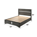  Size_Queen -- Acme Furniture Naima Platform Bed with Storage IMAGE 5