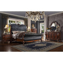  Size_Queen -- Acme Furniture Dresden Upholstered Sleigh Bed IMAGE 5