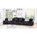  Coaster Furniture Cyrus 600001-S5B 7 pc Home Theater Seating IMAGE 12