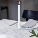 5" Vintage Glass Taper CANDLE HOLDER Clear 20118-13