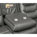 Coaster Furniture Flamenco Power Reclining Leatherette Sofa 610204P IMAGE 12