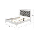  Size_King -- Acme Furniture Chelsie Upholstered Panel Bed IMAGE 3