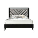  Acme Furniture 27410Q Queen Panel Bed - Black IMAGE 1