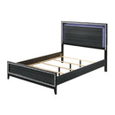  Size_Queen -- Haiden 28430Q Queen Bed with LED IMAGE 3