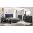  Size_Queen -- Haiden 28430Q Queen Bed with LED IMAGE 4