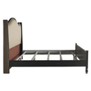  Acme Furniture House Marchese 28894CK California King Bed - Tan & Tobacco IMAGE 3